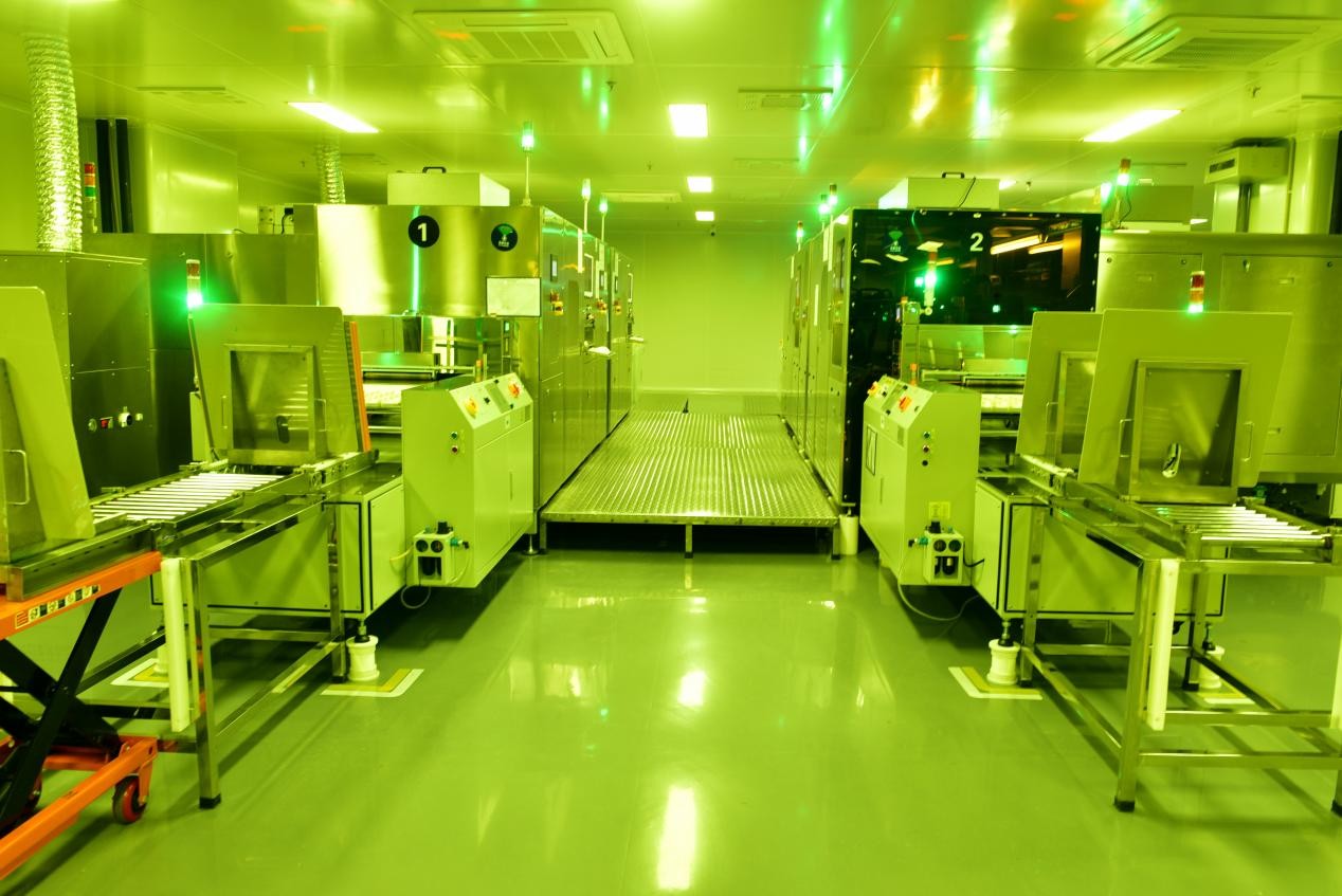 线路：1号Diss数字步进扫描曝光机 （源卓）+2号曝光机（大族）